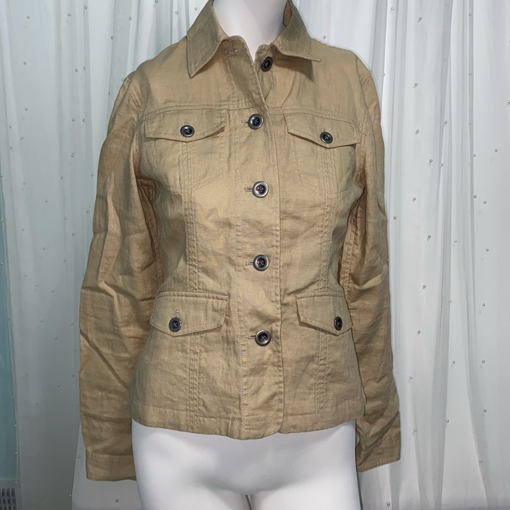 100% Linen Eddie Bauer jacket